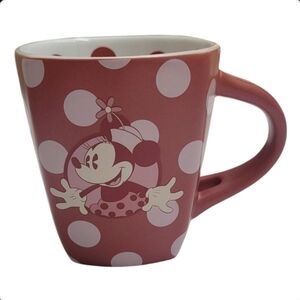 Vintage Disney Minnie Mouse Red Ceramic Mug 4" Collectible
